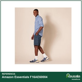 Amazon Essentials pantalones cortos cargo azul