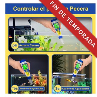 UIUZMAR medidor salinidad y pH piscina digital
