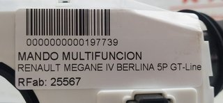 MANDO MULTIFUNCION RENAULT MEGANE IV BERLINA 5P GT-Line