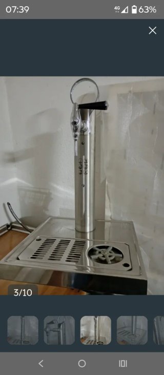 Grifo de cerveza con equipo