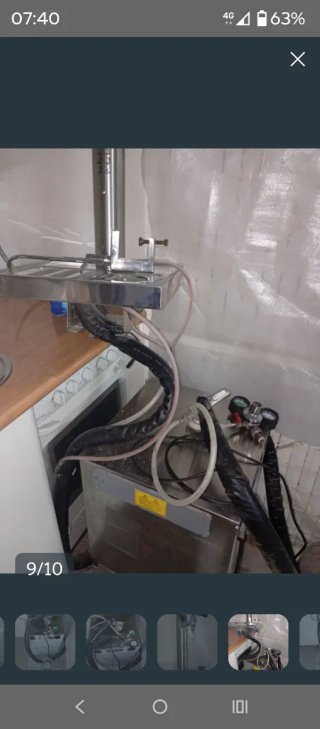 Grifo de cerveza con equipo