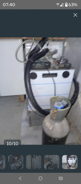 Grifo de cerveza con equipo