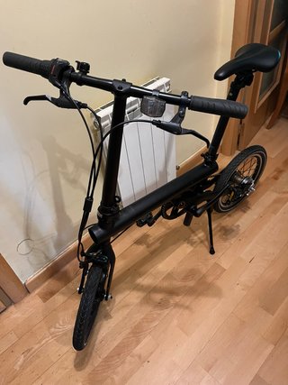 Bicicleta Paseo Plegable Negra