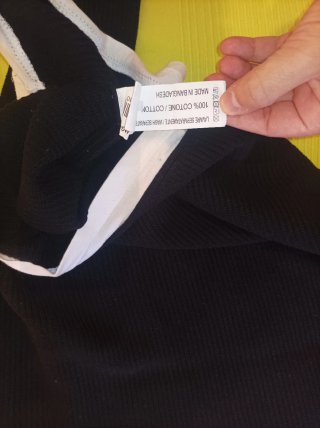 Maglione Cotton & Silk Nero Taglia L