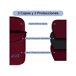 Funda portátil 16" antigolpes gris compatible Acer