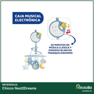Chicco Next2Dreams móvil para cuna luz música