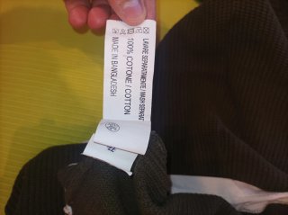 Maglione cotone seta nero e bianco