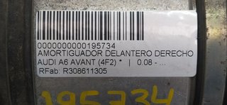 AMORTIGUADOR DELANTERO DERECHO AUDI A6 AVANT (4F2) *