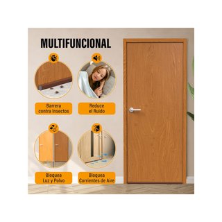 Burlete puerta doble aislamiento hasta 93cm marrón