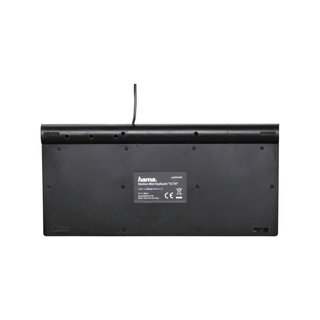 DOKI Hama Teclado Mini USB Negro