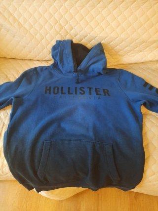 2 Sudaderas Hollister una azul y otra granate
