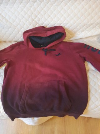 2 Sudaderas Hollister una azul y otra granate