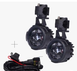 2 Faros LED Moto Antiniebla