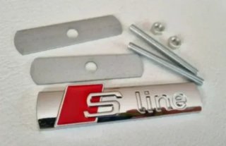 Logo Emblema Audi Sline Parrilla Calandra Reji