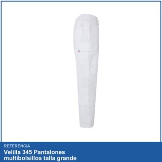 Velilla 345 Pantalones multibolsillos talla grande