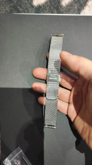Correa Hamilton Milanesa 20mm Plata