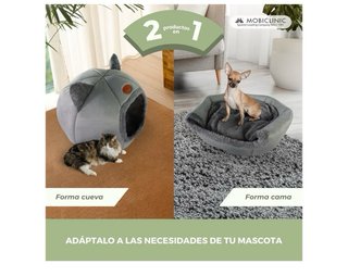 Cama para gato con orejas