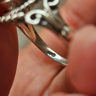 Anillo Plata 925 Turquesa Cobre