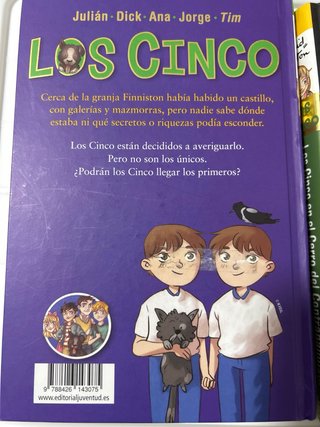 2 libros de “Los cinco”