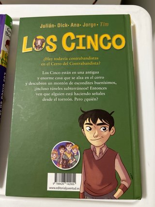 2 libros de “Los cinco”