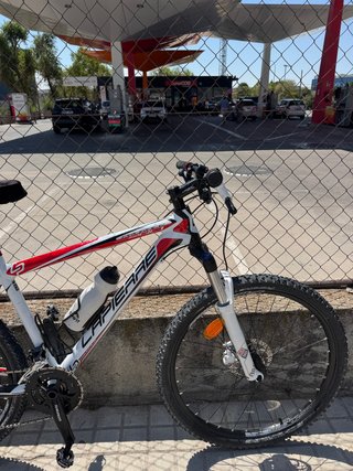 Bicicleta Lapierre Blanca y Roja