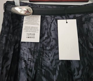 Falda Plisada Zara Talla L