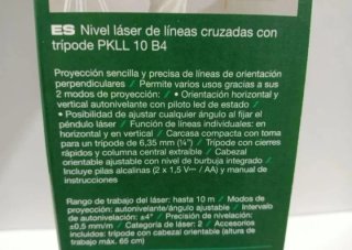 Nivel Láser Parkside con Trípode