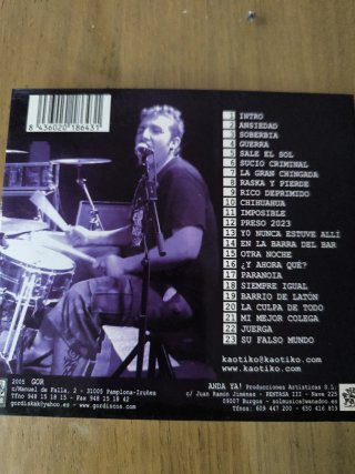 CD+DVD Kaotiko en directo