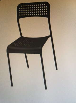 Mesa extensible IKEA VANGSTA + Sillas ADDE