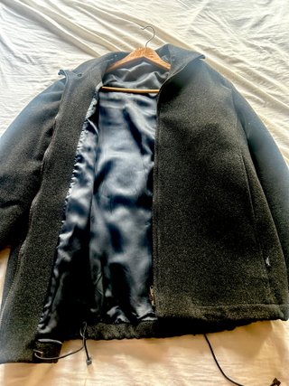 Chaqueta Beige con Forro Camuflaje