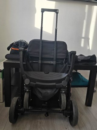 Carrito bebé plegable Interbaby rosa