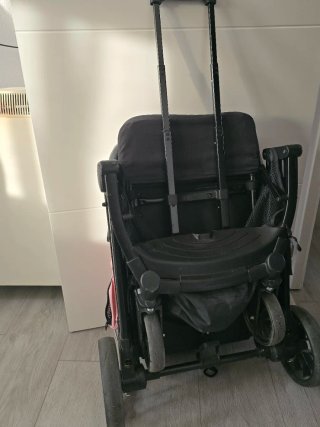 Carrito bebé plegable Interbaby rosa
