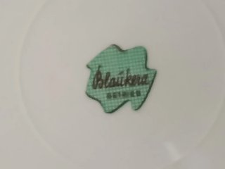 Servizio piatti porcellana vintage pesci