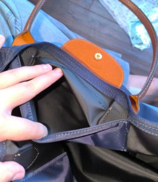 Bolso Longchamp M Azul Original