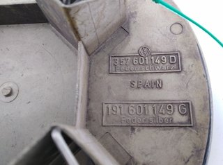 Tapacubos volkswagen 357601149d golf ii 2791802