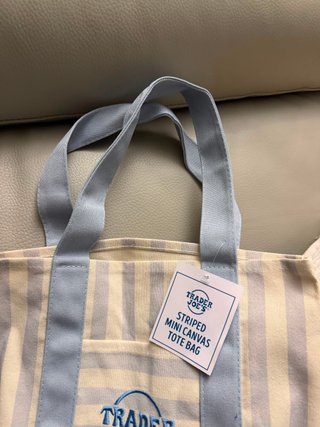 Borsa mini Trader Joe's a righe