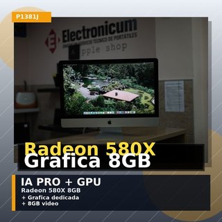 iMac 27 2019 i5 3.7 8GB RAM Radeon Pro 580X 8GB IA Pro grafica 8GB
