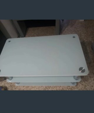 Mesa cristal y metal 90x50x54