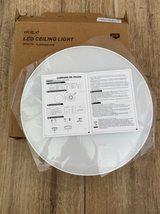 Plafón LED Techo Delgado 24W Blanco