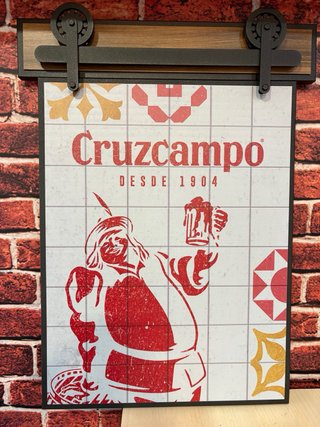 Cuadros Decorativo Cruzcampo