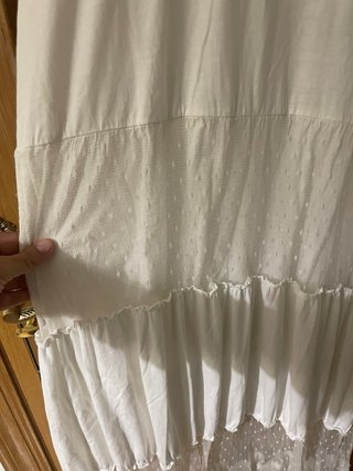 Vestido Red Valentino Blanco Talla XS