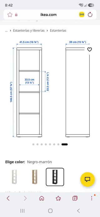 Estantería Negra Ikea