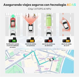 Dash Cam Botslab 4K Delantera y Trasera