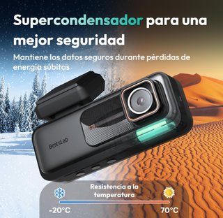 Dash Cam Botslab 4K Delantera y Trasera