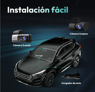 Dash Cam Botslab 4K Delantera y Trasera