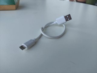 Cable Micro USB 30cm Blanco
