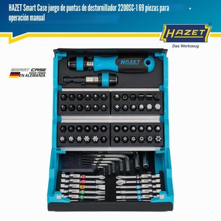 Juego de puntas HAZET SmartCase 2200SC-1