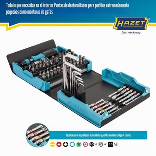 Juego de puntas HAZET SmartCase 2200SC-1