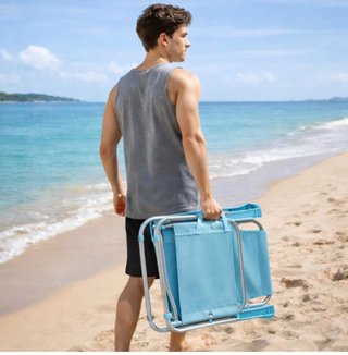 Pack 2 Sillas Tumbonas Playa Azul