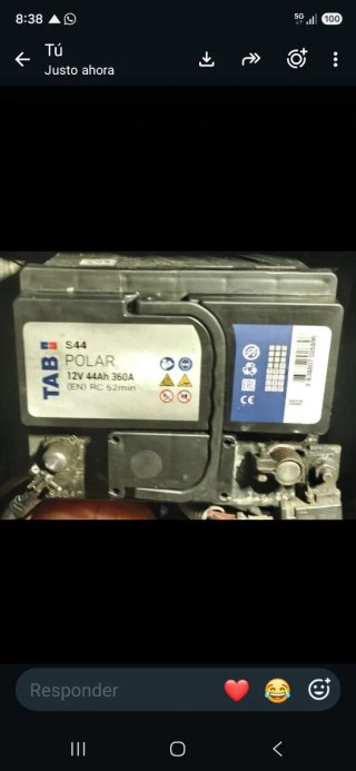 Batería Coche TAB Polar 44Ah